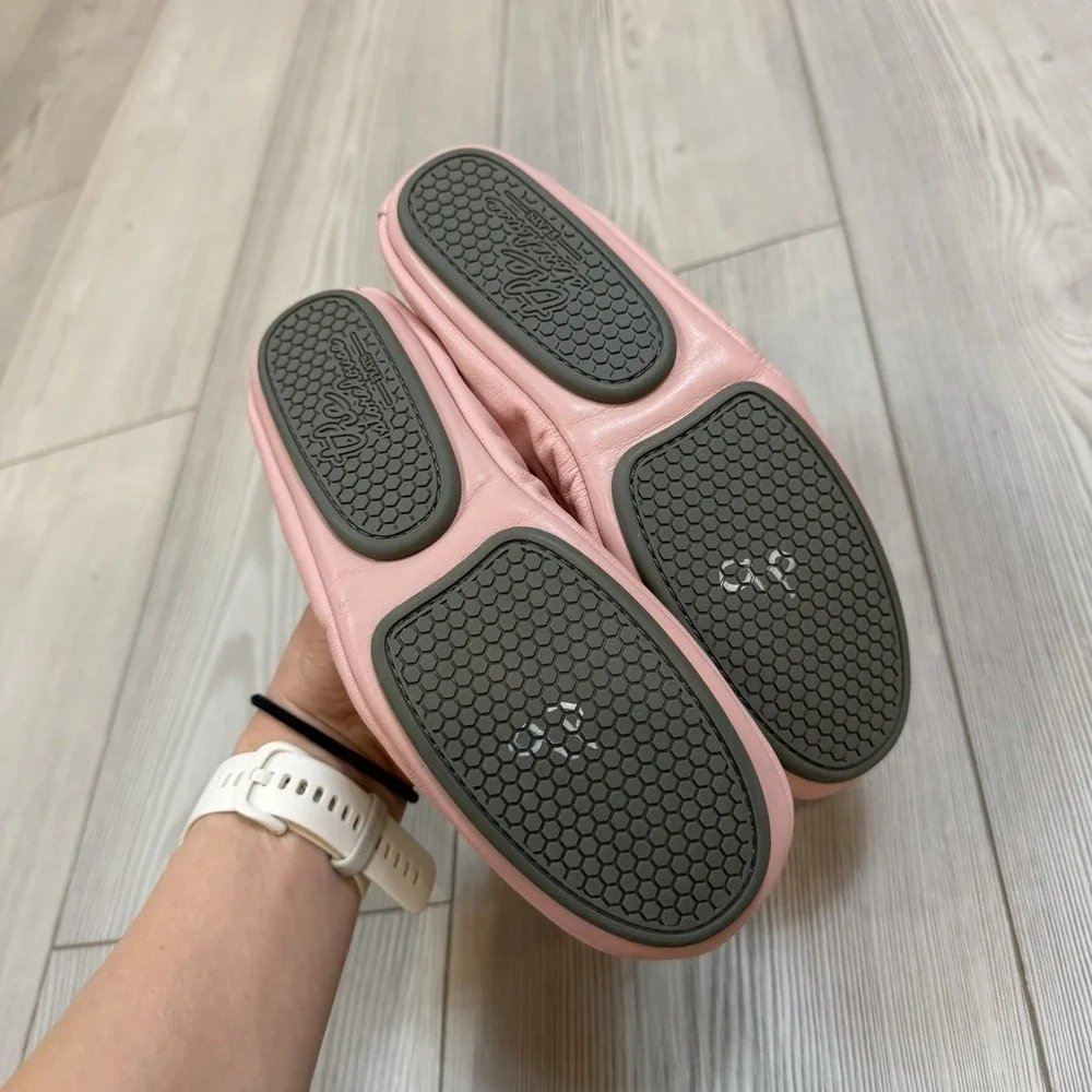 NEW The Storehouse Flats Womens 6 Foldable Leather Ballet Shoes Ballet Pink